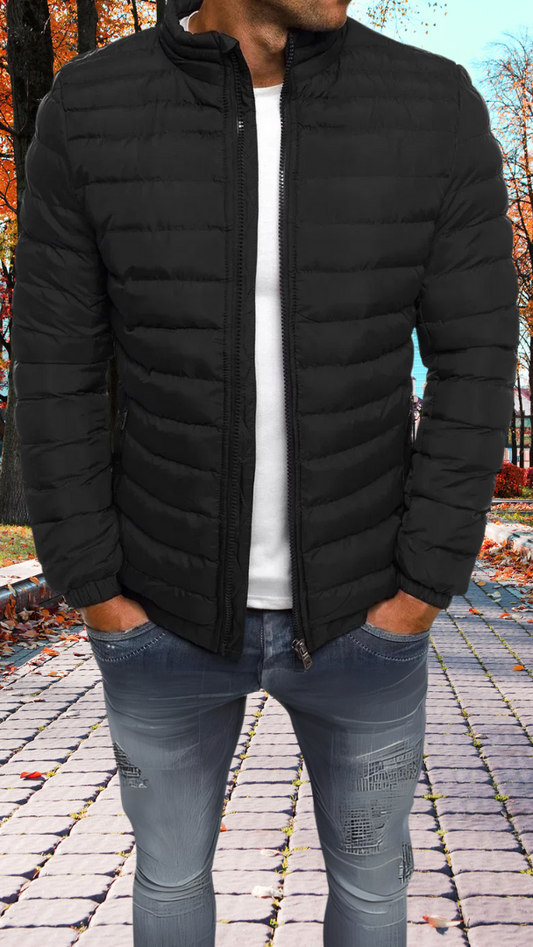 Albert™ | Streetwear Stil Tjock och Varm Dragkedja Vardaglig Jacka