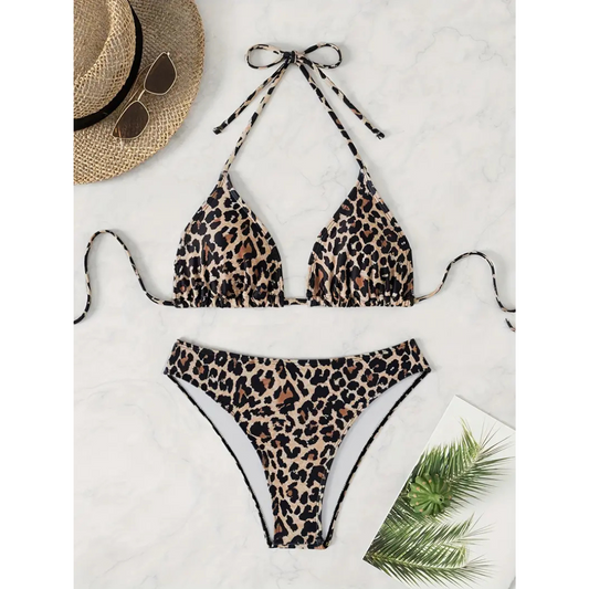 Leopard Glow Bikiniset – 2025 års Trend